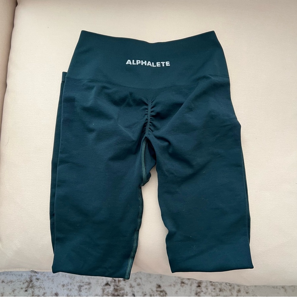 Alphalete amplify leggings teal